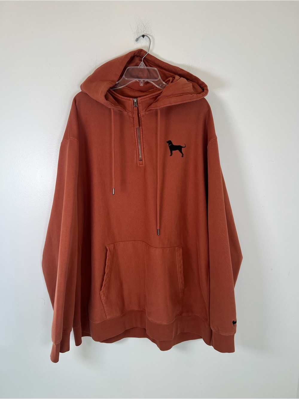 EUC! The Black Dog Orange Classic Heavyweight Quarter Zip Size 3X